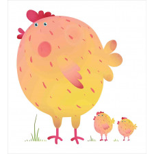 Mother Hen and Chicks Duvet Cover Set