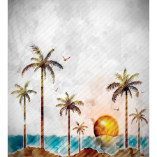 Tropic Landscape Art Duvet Cover Set