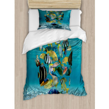 Shoal of Fish Underwater Duvet Cover Set