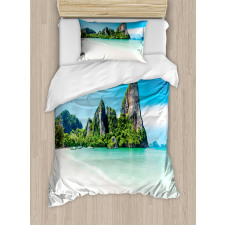 Beach Limestone Rocks Duvet Cover Set