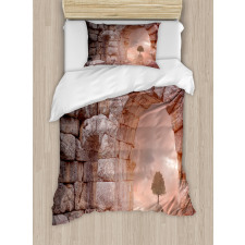 Greek Building Duvet Cover Set