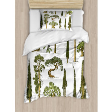 Forest Growth Ecology Duvet Cover Set
