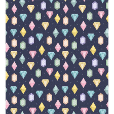 Gemstones Pattern Duvet Cover Set