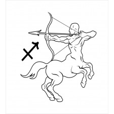 Centaur with Bow Duvet Cover Set