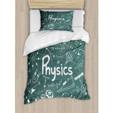 Physics and Math School Duvet Cover Set