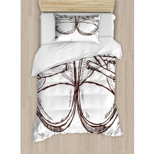 Sneakers Teen Life Art Duvet Cover Set