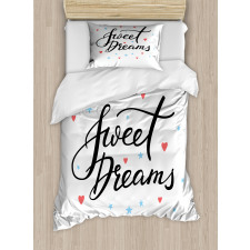 Hearts and Stars Duvet Cover Set
