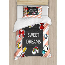 Girl Fashion Duvet Cover Set