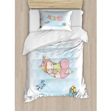 Cartoon Girl Toys Duvet Cover Set