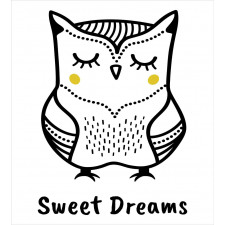 Doodle Style Owl Duvet Cover Set