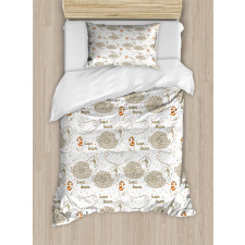 Sleeping Animals Duvet Cover Set