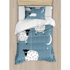 Sheep Moon Star Duvet Cover Set