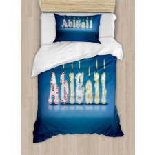 Alphabet Cake Topping Duvet Cover Set