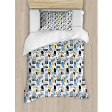 Funny Underwater Life Duvet Cover Set