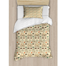 Hipster Nostalgic Duvet Cover Set