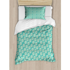 Abstract Modern Foliage Duvet Cover Set
