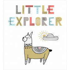 Colorful Llama Explorer Duvet Cover Set