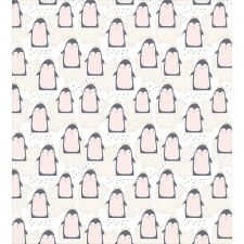 Doodle Antarctica Birds Duvet Cover Set