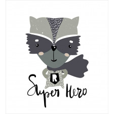 Super Hero Raccoon Duvet Cover Set