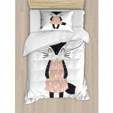 House Pet in Dress Duvet Cover Set