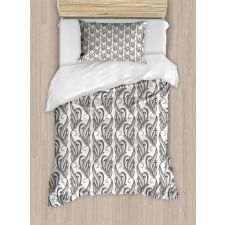 Petals and Leaves Duvet Cover Set