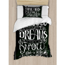 Vintage Motivation Duvet Cover Set