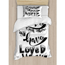 Love Each Other Duvet Cover Set