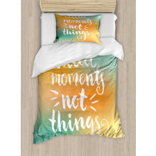 Romantic Saying Design Duvet Cover Set