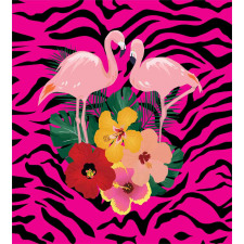 Exotic Flamingo Boho Duvet Cover Set
