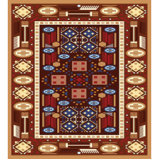 Oriental Rhombus Design Duvet Cover Set