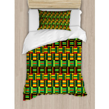 Tribal Colorful Duvet Cover Set