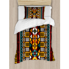 Primitive Borders Duvet Cover Set