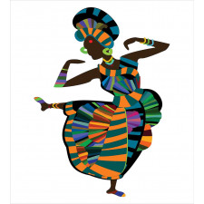 Dancing Zulu Girl Duvet Cover Set