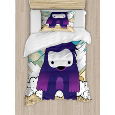 Japanese Manga Monster Duvet Cover Set