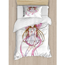 Cartoon Pixie Fairy Angel Duvet Cover Set