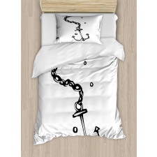 Nautical Chains Image Duvet Cover Set