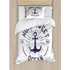 Home Ocean Words Duvet Cover Set