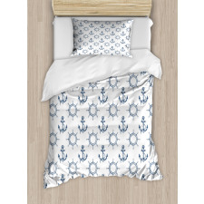 Retro Maritime Design Duvet Cover Set