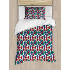 Ripe Juicy Fruit Pattern Duvet Cover Set