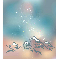 Milky Way and Himalayas Duvet Cover Set