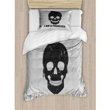 Skull in Crown Duvet Cover Set