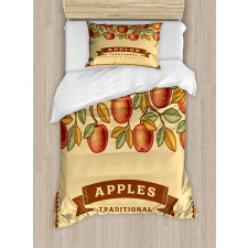 Vintage Apple Harvest Duvet Cover Set