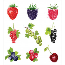Composition of Berries Duvet Cover Set