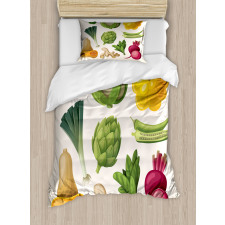 Exotic Fresh Food Duvet Cover Set