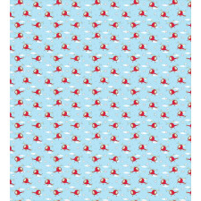 Helicopters in Sky Duvet Cover Set