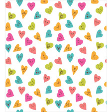 Smiley Heart Duvet Cover Set