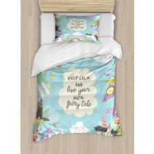 Keep Calm Fairytale Duvet Cover Set