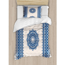 Oriental Zigzag Ethnic Duvet Cover Set