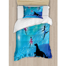 Trapeze Artists Horse Duvet Cover Set