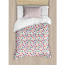 Graphic Stars Youth Duvet Cover Set